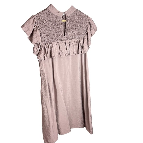 a new day Women's Mini Dress in mauve —button call out! See pics - Picture 2 of 7